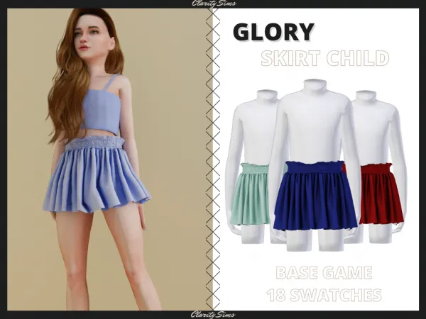 Alpha Glory Skirt - The Sims 4 Custom Content