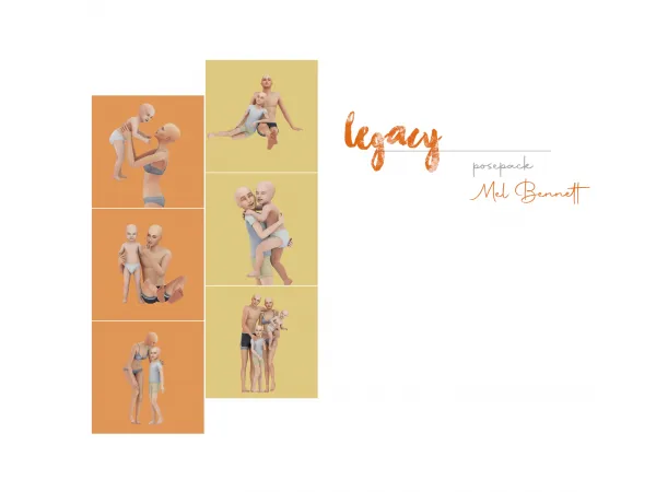 Alpha Legacy Posepack - The Sims 4 Custom Content