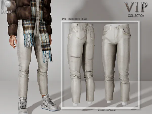 Alpha MAN OUTFIT (JEAN) P94 tr by busra - The Sims 4 Custom Content