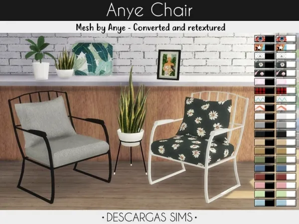 Mix Anye Chair - The Sims 4 Custom Content