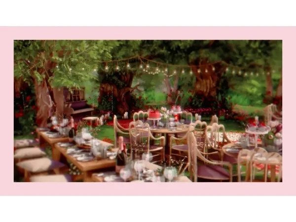 Maxis Match BellaFemme Co Reception Venue - The Sims 4 Custom Content