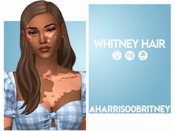 Maxis Match Whitney Hair by aharris00britney - The Sims 4 Custom Content