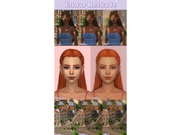 Mix Lunar ReShade by simancholy - The Sims 4 Custom Content