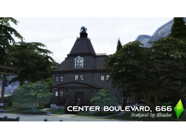 Maxis Match Center boulevard NO by iSandor - The Sims 4 Custom Content