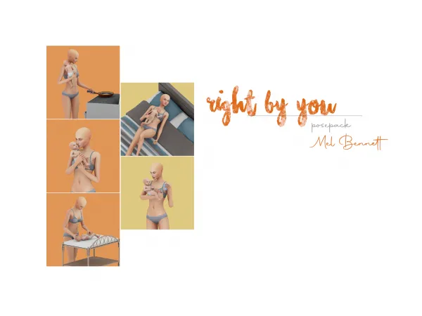 Maxis Match Right by You Posepack - The Sims 4 Custom Content
