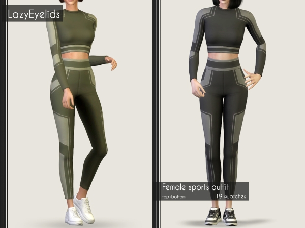 Female sports outfit - The Sims 4 Download 