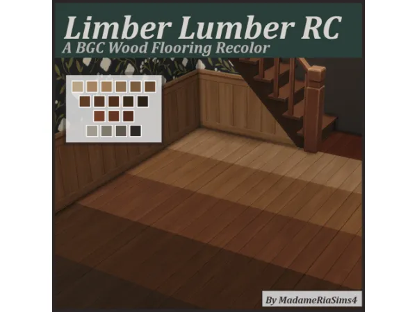 Maxis Match Limber Lumber Floor Recolor (BGC) - The Sims 4 Custom Content
