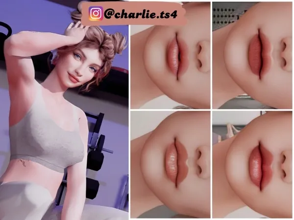 Alpha We Can Do It Lipsticks - The Sims 4 Custom Content