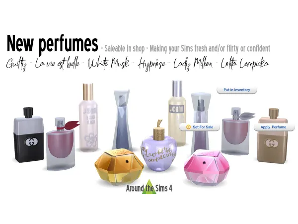 Around the Sims 4 | New (functional) perfumes