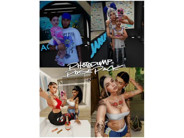 Photodump Pose Pack by [Frxsk0sims]
