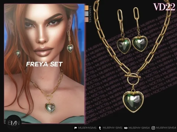 Alpha Freya Set by bradford - The Sims 4 custom content