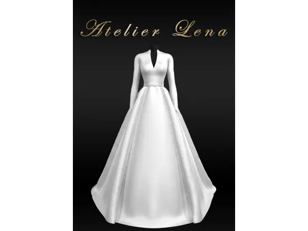 Alpha Atelier Lena] Miya Dress Set - The Sims 4 Custom Content