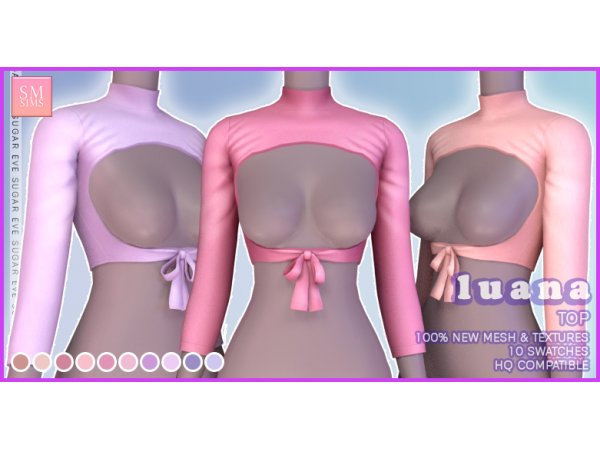 Luana Top - The Sims 4 Download - SimsFinds.com