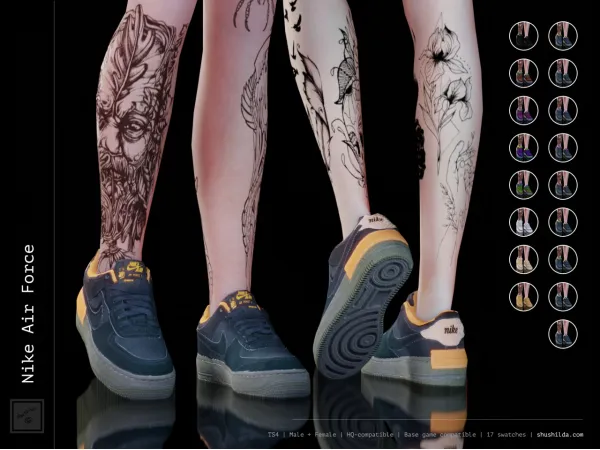 Alpha nike air force by shushilda - The Sims 4 Custom Content