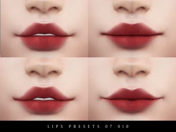 Female Lips Presets 07-010