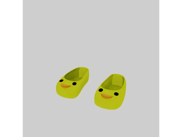 Mix [Scarlett Bulckowisk] Duck Funny Shoes - The Sims 4 Custom Content
