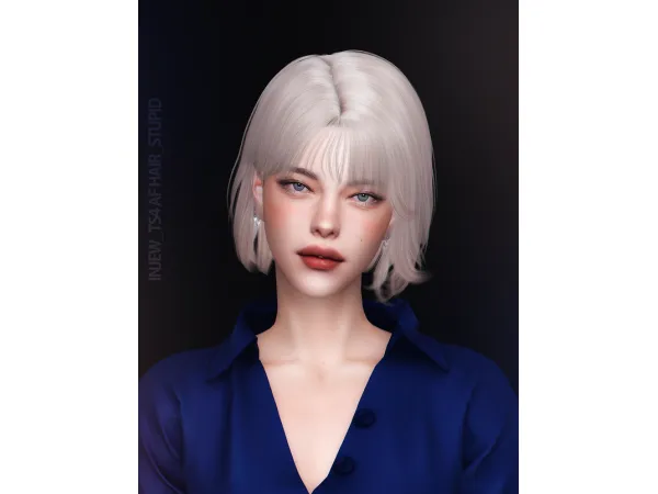 Alpha AF HAIR_STUPID by INJEW_ - The Sims 4 Custom Content