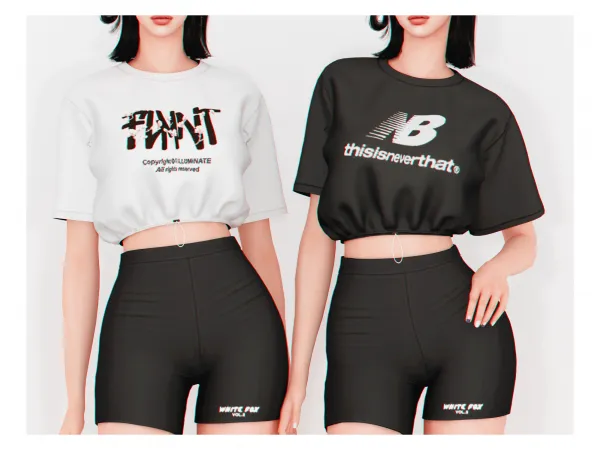 Alpha Fox T Shirt - The Sims 4 Custom Content