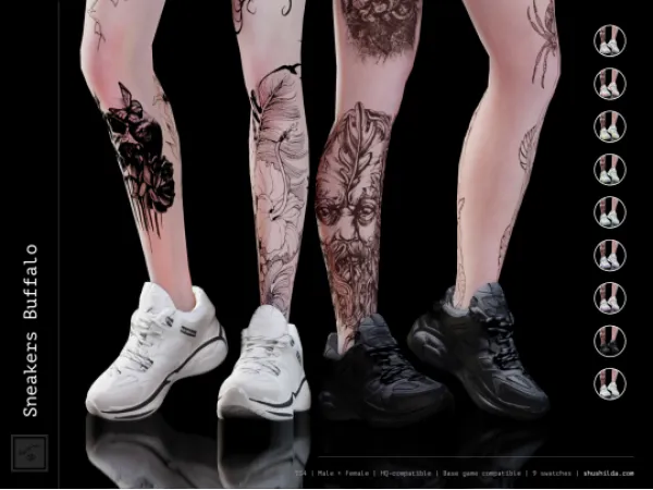 Alpha Sneakers Buffalo - The Sims 4 Custom Content