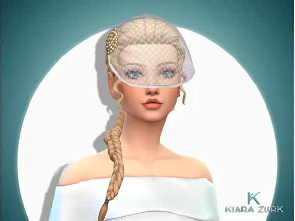 Maxis Match Wedding Veil by Kiara Zurk - The Sims 4 Custom Content