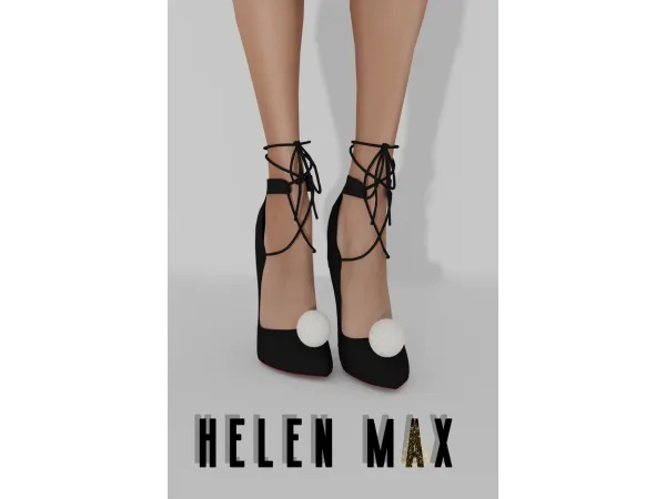 Alpha Saffiani Heels by Helen Max - The Sims 4 Custom Content