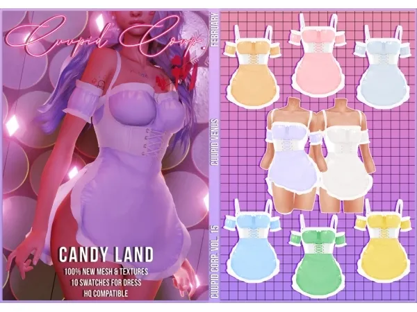 Alpha cuupid corp candy land - The Sims 4 Custom Content