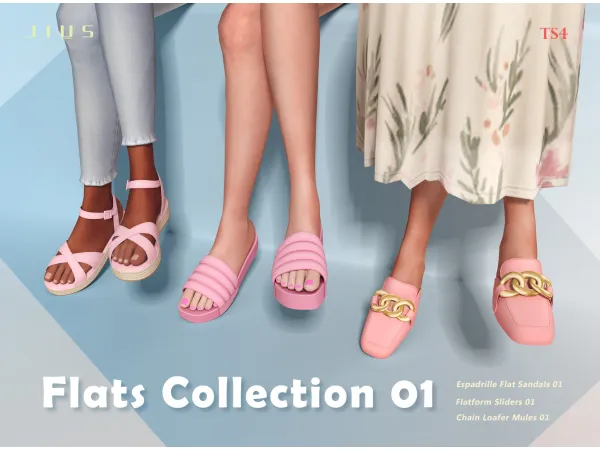 Mix Flats Collection 01 sims by Jius - The Sims 4 Custom Content