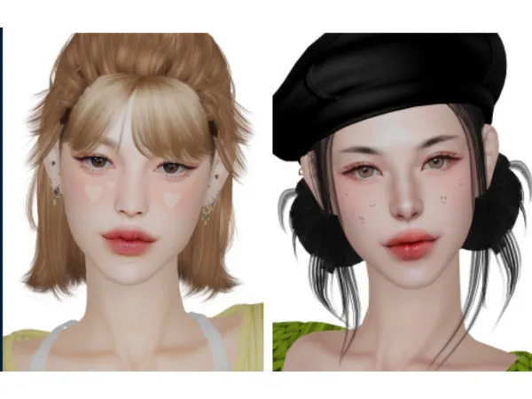 Alpha SMiLEY Blush by dlrhthesims - The Sims 4 Custom Content
