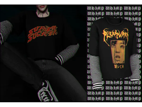 Alpha SHIRTEBOY by Whimp 1337 - The Sims 4 Custom Content