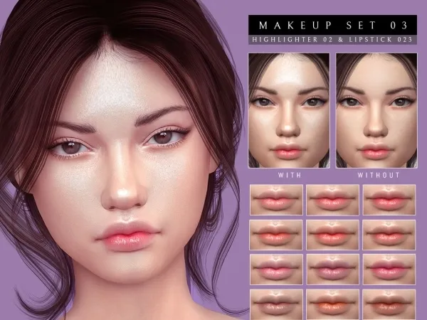 Mix Makeup Set 03 - The Sims 4 Custom Content