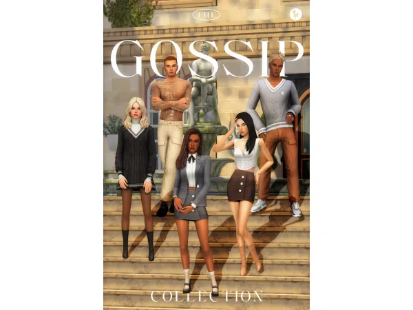 Mix The Gossip Collection greenllamas by greenllamas - The Sims 4 Custom Content