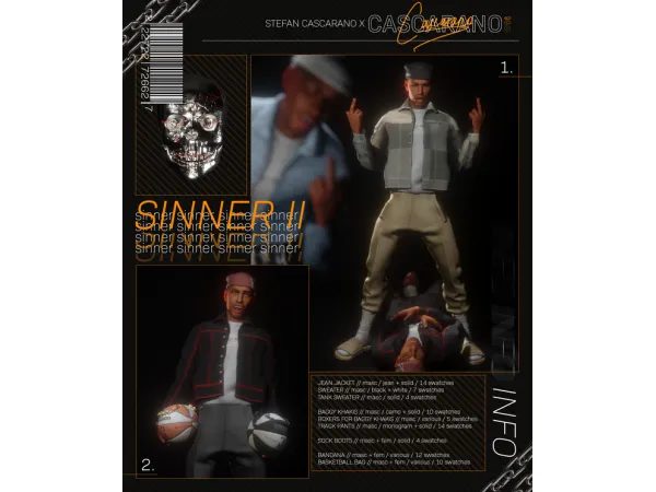 Alpha SINNER COLLECTION PT TWO by Cascarano - The Sims 4 Custom Content