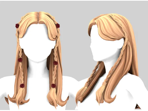 Maxis Match FM MM Weeknd hair by BED_TS4 - The Sims 4 Custom Content