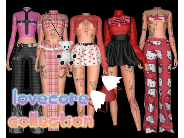 Alpha lovecore collection EA by pyx_s4 - The Sims 4 Custom Content