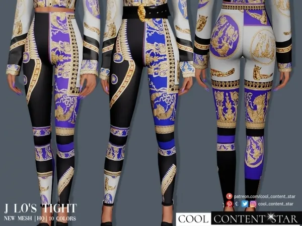 Alpha J Lo Tight - The Sims 4 Custom Content