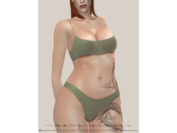 Mix UNDERWEAR N01 - The Sims 4 Custom Content