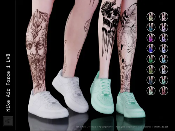 Alpha Nike Air Force 1 LV8 - The Sims 4 Custom Content