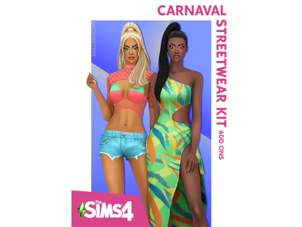 Maxis Match Carnaval Kit Add Ons by simcelebrity00 - The Sims 4 Custom Content