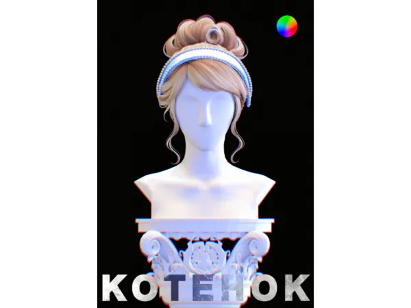 Alpha Cindy Hair by kotehoksims - The Sims 4 Custom Content