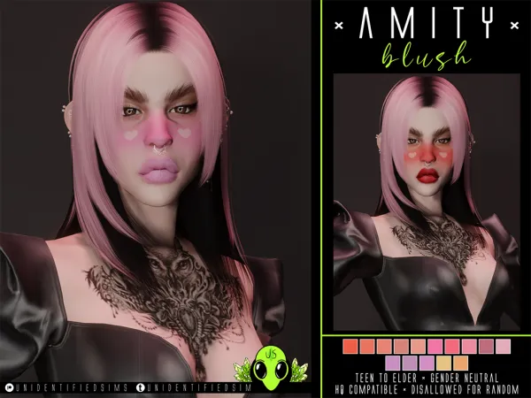 Mix Amity Blush - The Sims 4 Custom Content