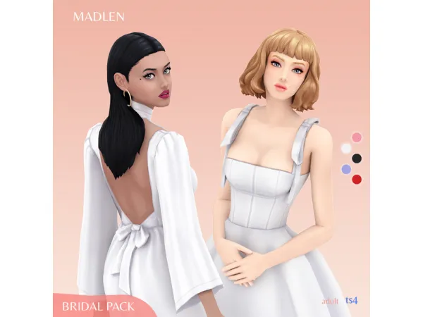 Maxis Match Bridal Pack by Madlen - The Sims 4 Custom Content