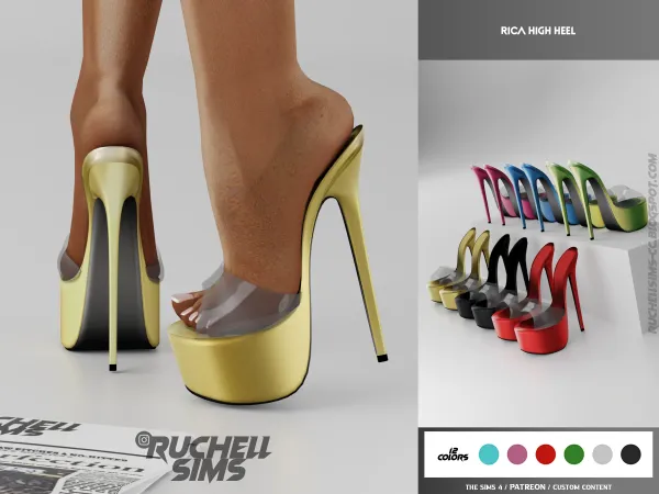 Alpha RICA HIGH HEEL FREE - The Sims 4 Custom Content