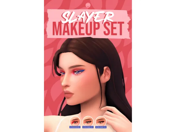 Maxis Match Slayer Makeup Set by TwistedCat - The Sims 4 Custom Content