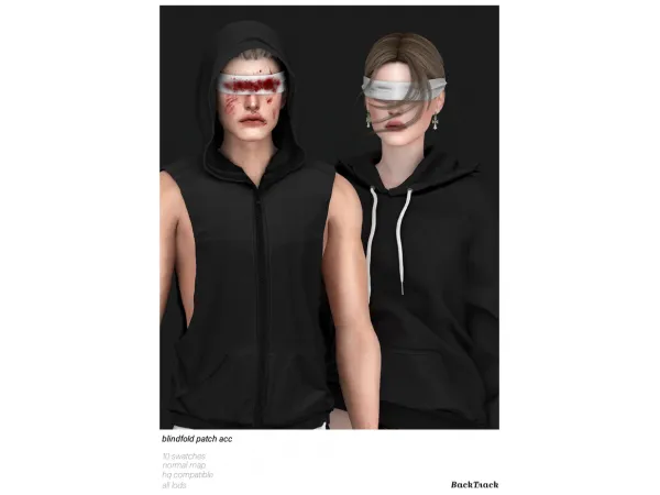 Alpha Blindfold Patch Acc by BackTrack - The Sims 4 Custom Content