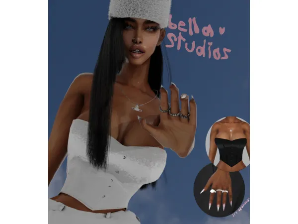 Alpha set by BELLASTUDIOS - The Sims 4 Custom Content