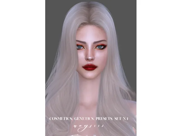 Alpha Cosmeticsgenetics presets Set n4 by ANGISSI - The Sims 4 Custom Content