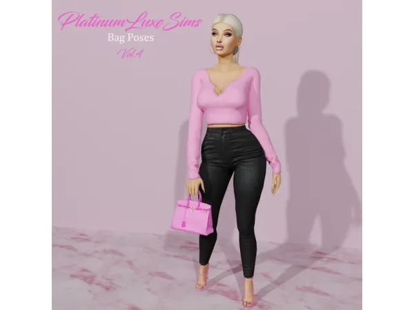 Mix Bag Poses Vol4 by PlatinumLuxeSims - The Sims 4 Custom Content