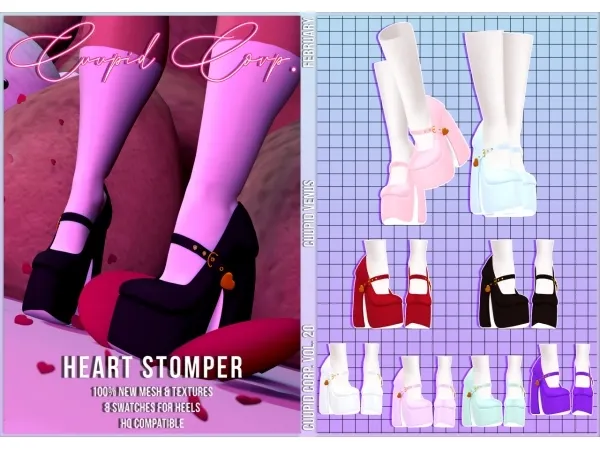 Alpha cuupid corp heart stompers - The Sims 4 Custom Content