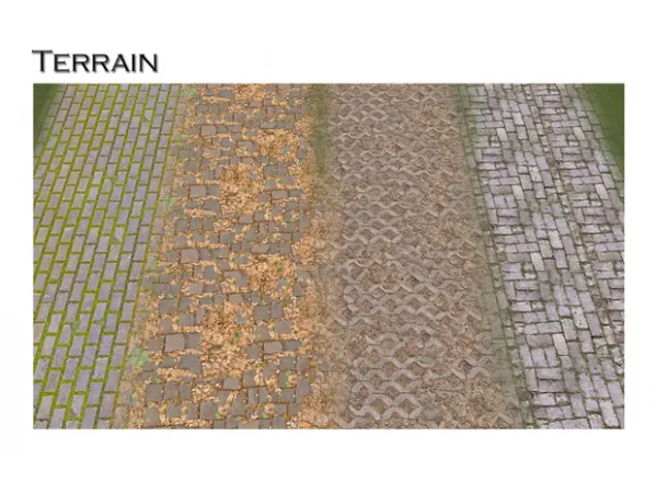 Mix TerrainSet 1 by ShojoAngel - The Sims 4 Custom Content