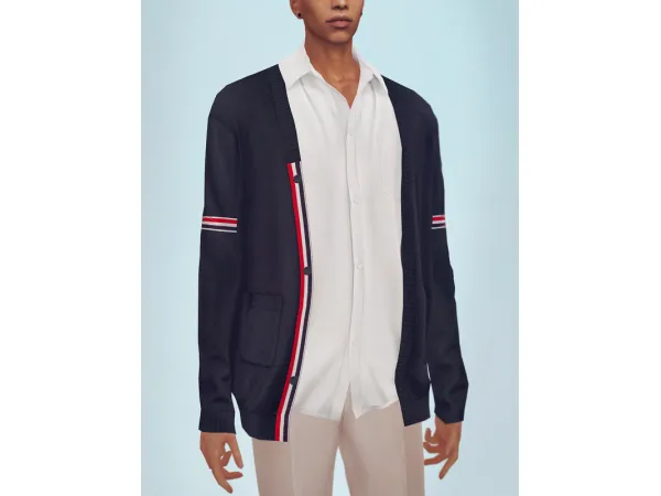 Alpha KK Cardigan 04 by KK's creation - The Sims 4 Custom Content
